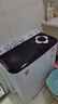 小鴨牌洗衣機半自動(dòng)雙桶雙缸家用大容量小型租房宿舍波輪脫水甩干兩用雙杠省電老式強動(dòng)力易操作以舊換新 12.5公斤【洗7.5+脫5｜強勁電機終身聯(lián)?！?曬單實(shí)拍圖