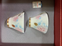 蘇氏陶瓷冰種玉瓷繡球花斗笠對杯品茗杯伴手禮盒裝 曬單實(shí)拍圖