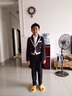 慶友燕尾服 男童禮服小西裝套裝花童禮服白色燕尾服兒童演出服裝合唱 白色 100 cm 曬單實(shí)拍圖