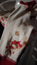 優(yōu)奇嬰兒衣服連體衣新生兒滿(mǎn)月白天哈衣寶寶周歲春秋純棉衣服外出 曬單實(shí)拍圖