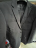 胖大俊大碼西服套裝男士微彈職業(yè)正裝商務(wù)西裝新郎伴郎結婚禮服 黑色6XL 曬單實(shí)拍圖