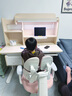 護童（Totguard）兒童學(xué)習桌椅套裝書(shū)桌 星辰1號Pro120cm+G985_妙想粉+80cm燈 曬單實(shí)拍圖