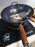 佩爾森章丘炒鍋老式無(wú)涂層深氮精鐵不易粘炒菜鍋家用煎鍋燃氣煤氣專(zhuān)用 (約1.3kg)氮化防銹+蓋32 32cm 曬單實(shí)拍圖