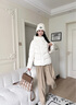 森馬（Semir）輕松|羽絨服女冬90絨子三防發(fā)熱抗靜電2025中長(cháng)外套109725113002 曬單實(shí)拍圖