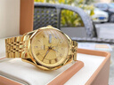 瑞士勞力士進(jìn)口手表男士機械表新款商務(wù)雙日歷金表十大品牌男款 全金金面-享全國專(zhuān)柜終身質(zhì)保服務(wù)原裝進(jìn)口 40mm直徑 曬單實(shí)拍圖