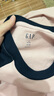 GAP男女裝2025春季新款純棉印花logo撞色插肩袖短袖T恤上衣725618 粉色 S (165/88A) 亞洲尺碼 曬單實拍圖