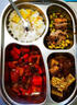 美廚（maxcook）304不銹鋼飯盒微波爐飯盒4格保溫學(xué)生飯盒配餐具1.6L隨機MCFT5548 曬單實(shí)拍圖