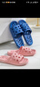 卡普旗鞋底有洞的拖鞋浴室漏眼拖鞋洞洞拖鞋男洗澡防滑漏水鏤空速干室內 粉色 38 /39碼 曬單實(shí)拍圖