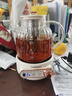 樂(lè )扣樂(lè )扣全玻璃養生壺小型一人辦公室電熱水壺分體式燒水煮茶壺小花茶壺恒溫加熱保溫迷你泡茶壺1L 曬單實(shí)拍圖