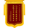 得力（deli）高檔錦旗定制定做錦旗教師節禮物幼兒園送老師送醫生錦旗制作送公安定做感謝月嫂旌旗退伍老兵 【加厚絲絨】3D鍍金字-大龍須-贈錦袋 70*110cm（先聯(lián)系客服） 曬單實(shí)拍圖