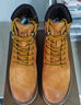 駱駝（CAMEL）【王俊凱同款】馬丁靴加絨鞋秋冬2025新款大黃靴戶(hù)外工裝登山靴 G13W379132 金黃色 44 曬單實(shí)拍圖
