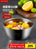 美廚（maxcook）316不銹鋼碗 湯碗雙層隔熱 餐具面碗15cm MCWA9600 曬單實(shí)拍圖