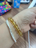 中國黃金（CHINA GOLD）珍珠手鏈女碎銀子手鏈輕奢碎銀幾兩生日禮物送女友老婆教師節禮物 [店長(cháng)主推]s925珍珠碎銀子手鏈【品牌禮盒】 曬單實(shí)拍圖