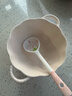 少女心草莓雙耳碗勺湯碗沙拉碗飯碗家用碗高顏值年輕人釉下彩餐具 雙耳碗隨機（1碗1勺） 曬單實(shí)拍圖