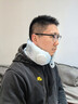 外彩充氣u型枕旅行飛機高鐵辦公睡覺(jué)脖枕護頸枕靠枕腰靠護脊旅行必備 植絨-云朵綿綿-頸枕【親膚保暖】男款+送收納袋*1 曬單實(shí)拍圖