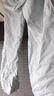 森馬（Semir）牛仔褲女純棉寬松闊腿褲顯瘦潮流秋季松弛感打褶長褲腰帶復(fù)古 牛仔黃泥染80325 M 曬單實(shí)拍圖