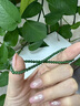 印象眸【新年禮物】A貨翡翠手串女款小米珠玉手鏈素圈玉手串生日禮物 曬單實(shí)拍圖