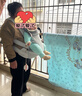 比威亞bvya嬰兒腰凳解放者嬰兒背帶前抱式寶寶兩用外出抱娃神器多功能 淺灰色 曬單實(shí)拍圖