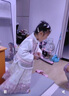 巴拉巴拉女童馬面裙套裝秋冬國風(fēng)漢服兩件套精致提花小燈籠袖時(shí)尚 紅色調00366 120 曬單實(shí)拍圖