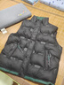 啄木鳥(niǎo)羽絨棉馬甲男秋冬季新款加厚男士寬松無(wú)袖坎肩背心羽保暖絨服男裝 MJ881黑色 2XL 約125-145斤 曬單實(shí)拍圖