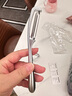 雙立人德國高端尾貨不銹鋼削皮刀多功能廚房神器刮皮刀瓜果刀刨刀削皮器 平口削皮器【豎款+橫款】2支裝 曬單實(shí)拍圖