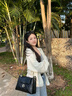 CinvaiKrose腋下鏈條包包女款2025年新款斜挎包大容量托特女包生日禮物送女友 黑色【送女友老婆女生禮物走心】 曬單實(shí)拍圖