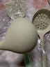 食品級硅膠鏟子家用專(zhuān)用湯勺炒菜鏟子耐高溫鍋鏟廚具套裝 【鉑金硅膠】鍋鏟+湯勺+漏勺 曬單實(shí)拍圖