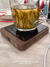 煦凜德國加熱杯墊可調溫家用溫茶器泡茶保溫底座55度熱牛奶咖啡神器 木紋色【五檔調溫】 自動(dòng)斷電 智能恒溫 曬單實(shí)拍圖