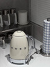 SMEG/斯麥格復古電熱水壺KLF04燒水壺大容量家用不銹鋼恒溫養生壺泡茶熱牛奶自動(dòng)斷電保溫生日喬遷禮物 1.7L 奶白色 曬單實(shí)拍圖