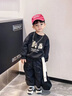 G.DUCKKIDS小黃鴨寶寶棉褲男女童冬裝兒童夾棉三層加厚保暖褲子嬰兒幼童長褲 藏青色 100 尺碼2~3歲【 90-100cm】 曬單實拍圖