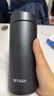 虎牌（TIGER）保溫保冷杯輕量便攜不銹鋼學(xué)生水杯MMZ-A35C-KG石墨黑色350ml 曬單實(shí)拍圖