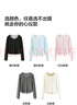 森馬t恤女短款修身內(nèi)搭25年春秋假兩件打底衫亨利領(lǐng)109125101001 曬單實拍圖