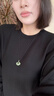 中國黃金（CHINA GOLD）吊墜女如意平安鎖和田玉吊墜玉佩玉石項鏈生日禮物送老婆 【今/次日達】和田玉平安鎖吊墜 曬單實(shí)拍圖
