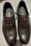 金利來(lái)（Goldlion）男鞋正裝皮鞋時(shí)尚男士布洛克鞋商務(wù)舒適牛津鞋58023068140A棕色42 曬單實(shí)拍圖