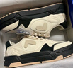 斐樂(lè )（FILA）FUSION斐樂(lè )潮牌BANK DX女鞋場(chǎng)下滑板鞋新款時(shí)尚厚底鞋 古白色/黑-AB 38.5 曬單實(shí)拍圖
