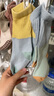尼多熊兒童襪子男女童嬰兒春秋四季棉襪中長(cháng)筒新生兒透氣舒適寶寶堆堆襪 曬單實(shí)拍圖