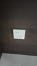 德力西（DELIXI）開(kāi)關(guān)插座 免噴涂奶油風(fēng)大板 墻壁電源開(kāi)關(guān)825漢玉白斜五孔插座10A 曬單實(shí)拍圖