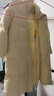 森馬（Semir）陳都靈90絨子羽絨服女長(cháng)款可拆卸大毛領(lǐng)甜美外套25冬109725113006 曬單實(shí)拍圖