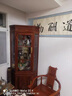 茂芝 紅木家具非洲花梨【學(xué)名：刺猬紫檀】全實(shí)木中式簡(jiǎn)約玻璃柜三角柜墻角柜酒柜餐邊柜 寬50cm（雕花款】 曬單實(shí)拍圖