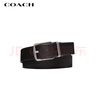 蔻馳（COACH）【品牌直供】男士經(jīng)典針扣雙面使用寬版腰帶黑色配深棕色38MM 曬單實(shí)拍圖