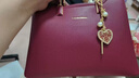 喵小姐紅色新娘結婚包媽媽款包包女2025最新款斜挎手提包生日禮物送老婆 酒紅色(高檔婚包日?？捎脣寢尠? 曬單實(shí)拍圖