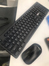 聯(lián)想（lenovo）無(wú)線(xiàn)鍵盤(pán)鼠標套裝 鍵鼠套裝 全尺寸鍵盤(pán) 商務(wù)辦公 USB 適用筆記本臺式機一體機 T221 黑色 曬單實(shí)拍圖