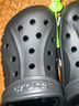 卡駱馳（CROCS）洞洞鞋貝雅男鞋女鞋輕便耐磨一腳蹬拖鞋休閑鞋|10126 黑色-001 41 /42(260mm) 曬單實(shí)拍圖