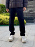 安踏男褲運動(dòng)褲男秋冬季新款針織透氣直筒褲子戶(hù)外休閑跑步長(cháng)褲衛褲男 （推薦款直筒褲）基礎黑 千人購買(mǎi) L /175 適合130-150斤 曬單實(shí)拍圖