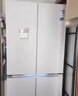 美的（Midea）熊墩墩系列603雙系統純平全嵌Max超凈除菌十字四開(kāi)門(mén)一級無(wú)霜國家補貼家用電冰箱BCD-603WUSPZM(E) 曬單實(shí)拍圖