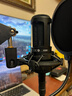 鐵三角（Audio-technica）AT2020電容麥克風有聲書錄音專業(yè)設備直播配音套裝喜馬拉雅主播全套錄歌聲卡手機電腦唱歌話筒 AT2020懸臂支架款【送2個精調(diào)效果】 曬單實拍圖