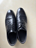 老人頭（LAORENTOU）皮鞋男士頭層牛皮鞋商務(wù)休閑正裝鞋小碼隱形內增高鞋 130362 黑41 曬單實(shí)拍圖