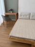北歐全實(shí)木床云朵軟靠現代簡(jiǎn)約日式1.8米雙人床1.5米1.2m主臥婚床 原木色床+16cm五星級羊絨乳膠床 1800mm*2000mm 曬單實(shí)拍圖