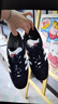 adidas「T頭鞋」STADT經(jīng)典時(shí)尚薄底運(yùn)動(dòng)板鞋男女阿迪達(dá)斯三葉草   黑色/漢玉白/淺猩紅   42 曬單實(shí)拍圖