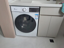 小天鵝（LittleSwan）10KG大容量全自動(dòng)滾筒洗衣機  家電國家補貼20% 超薄水魔方護色護形 除菌  一級能效 TG100V186W 曬單實(shí)拍圖